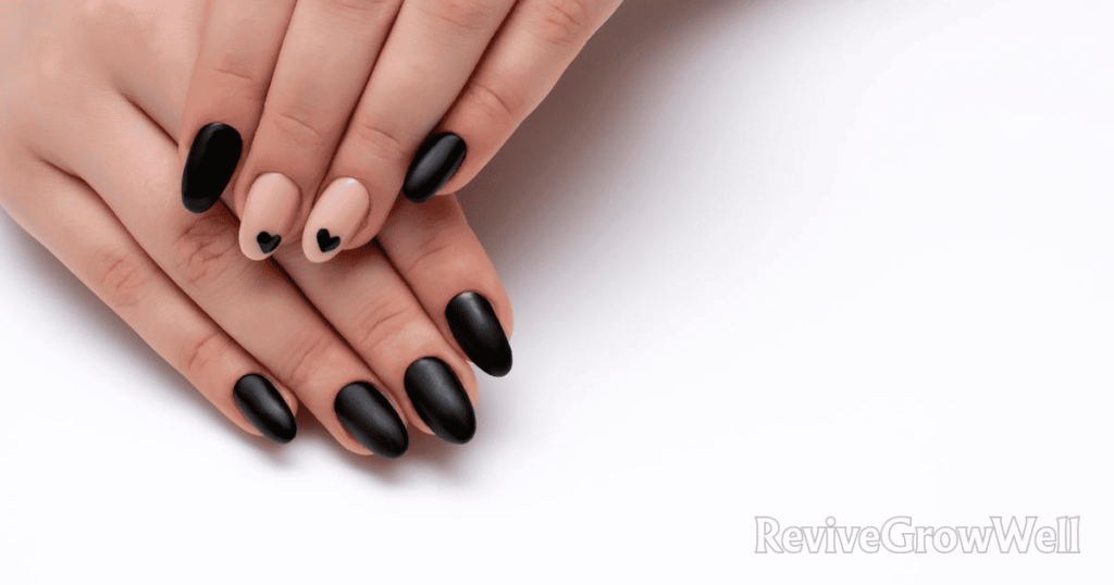 black-nail-design-with-black-heart-0n-coffee-shades