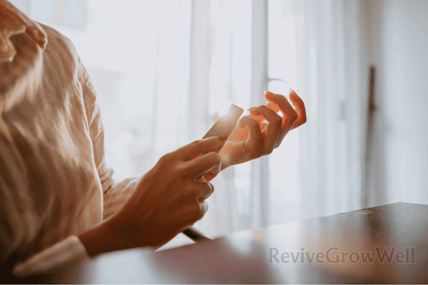 filing down gel nails at home