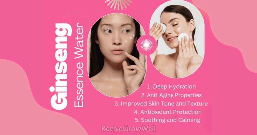 benefits of ginseng essence water